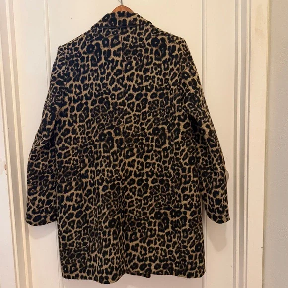 Veronica Beard Senna Leopard Dickey Coat Statement Size 12 | Designer Outerwear - Picture 5 of 14